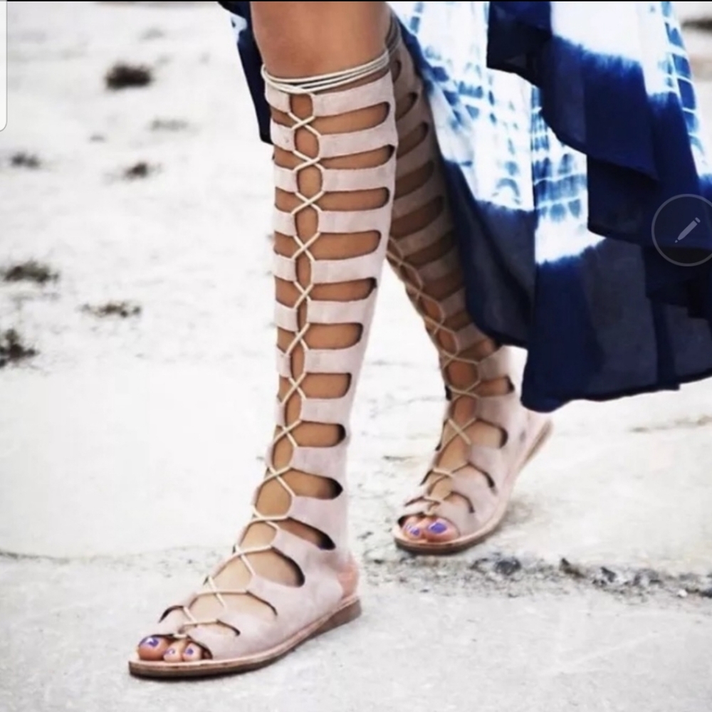 Free People Rae Gladiator Sandals Size 8.5
